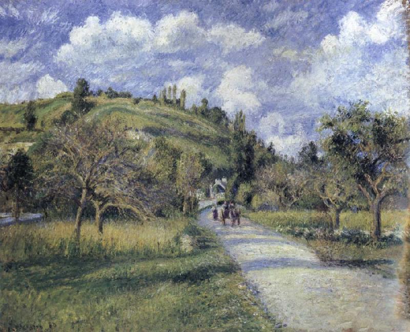 Camille Pissarro The highway France oil painting art